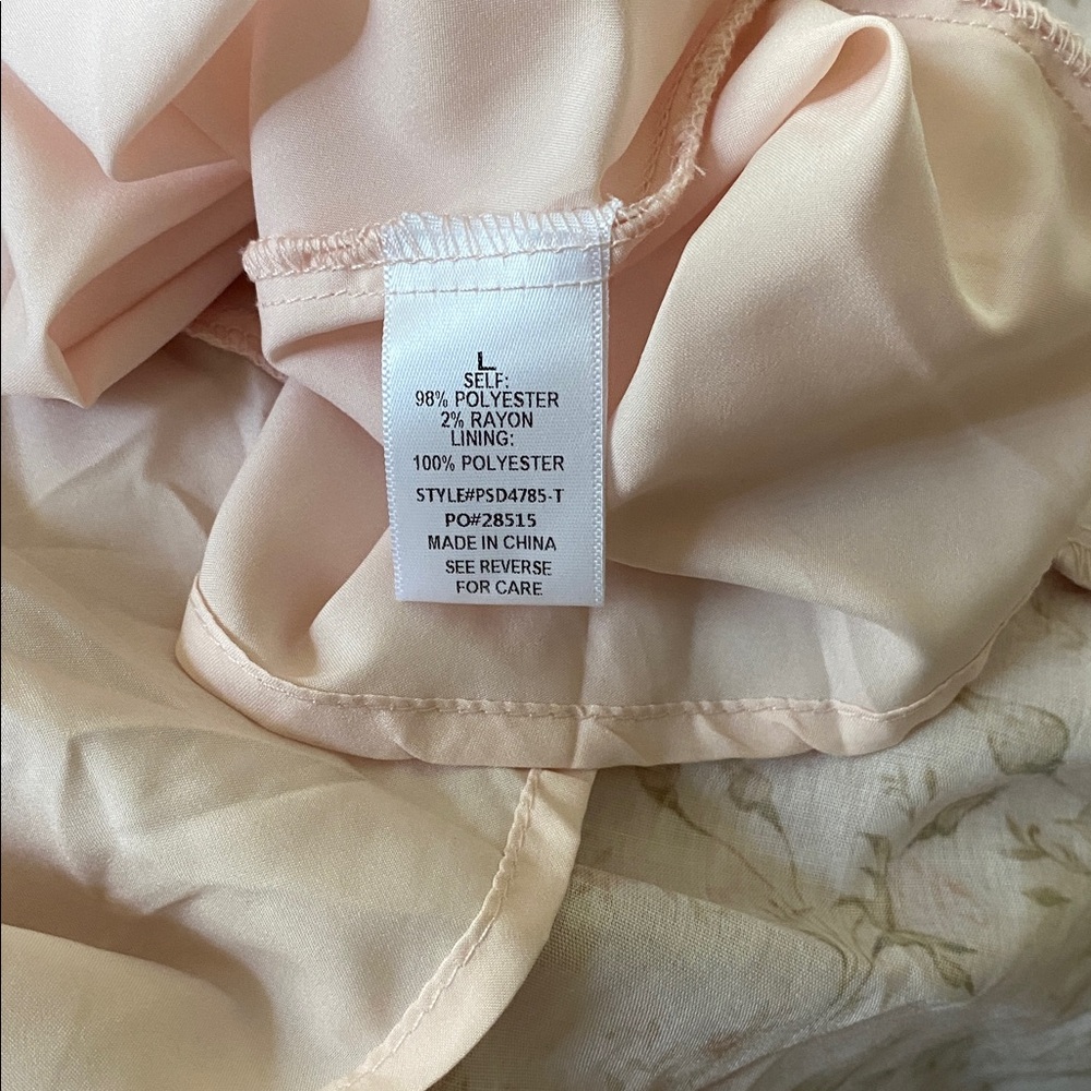 Polagram Floral light Pink Dress large - Picture 6 of 6